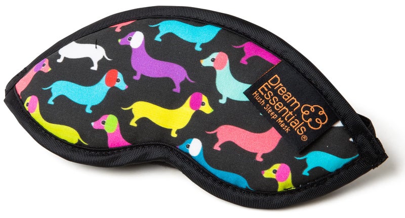 Dream Essentials Hush Childrens Travel and Sleep Mask Handmade in The USA Peaceful Pups